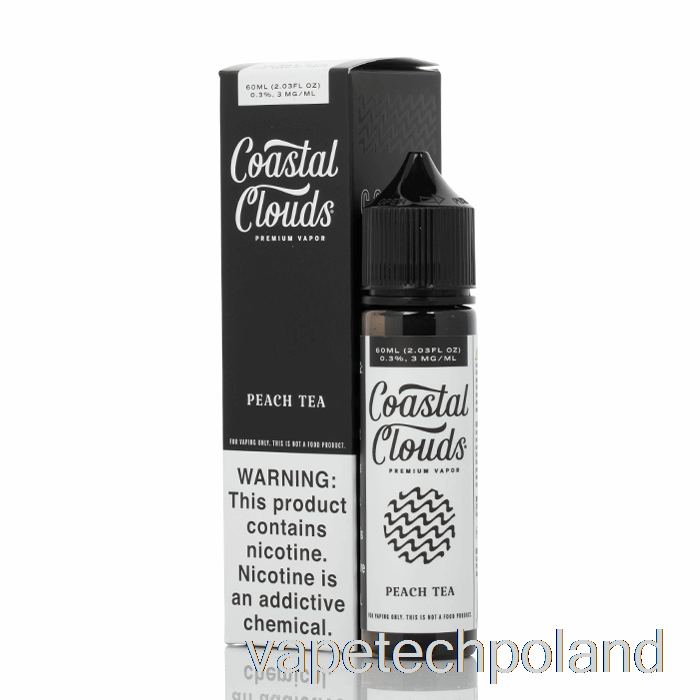 Herbata Vape Pod Brzoskwiniową - Coastal Clouds Co. - 60 Ml 6 Mg